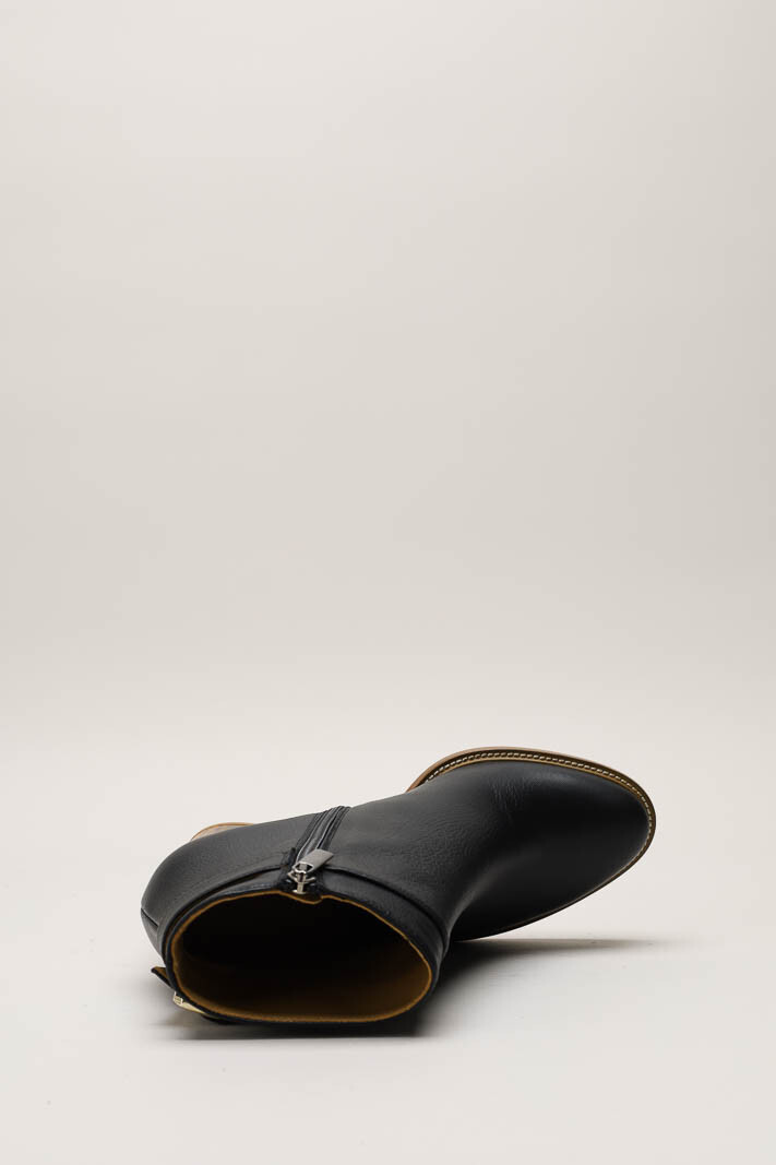 Zwart Enkellaars hak image