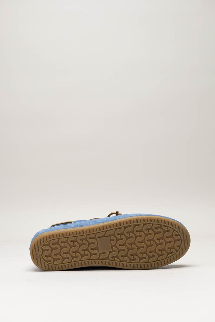 Blauw Bootschoen image