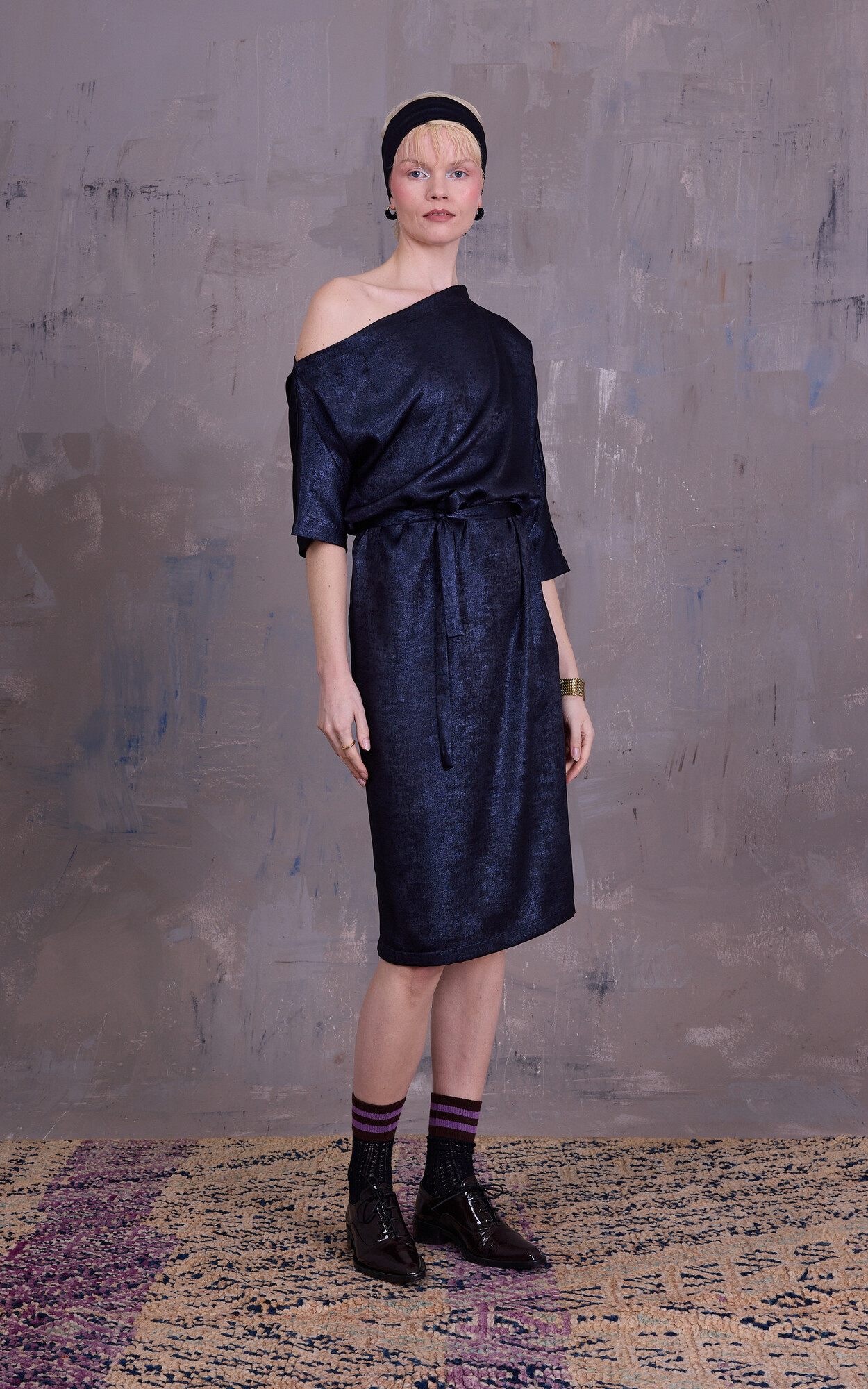 Donkerblauw Jurk