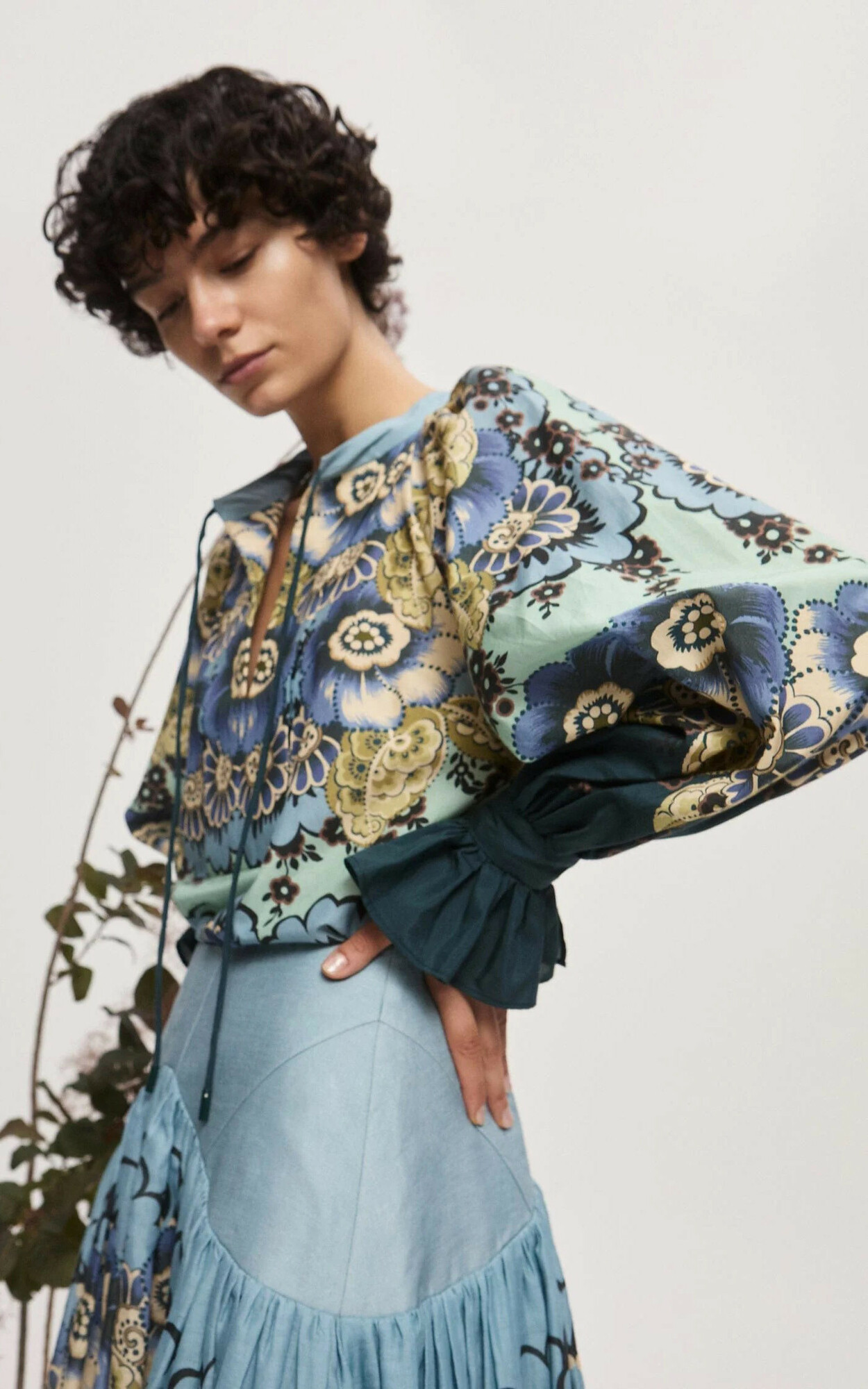 Blauw Blouse image