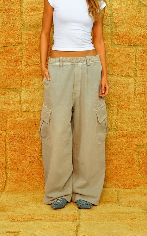 Lichtgrijs Broek