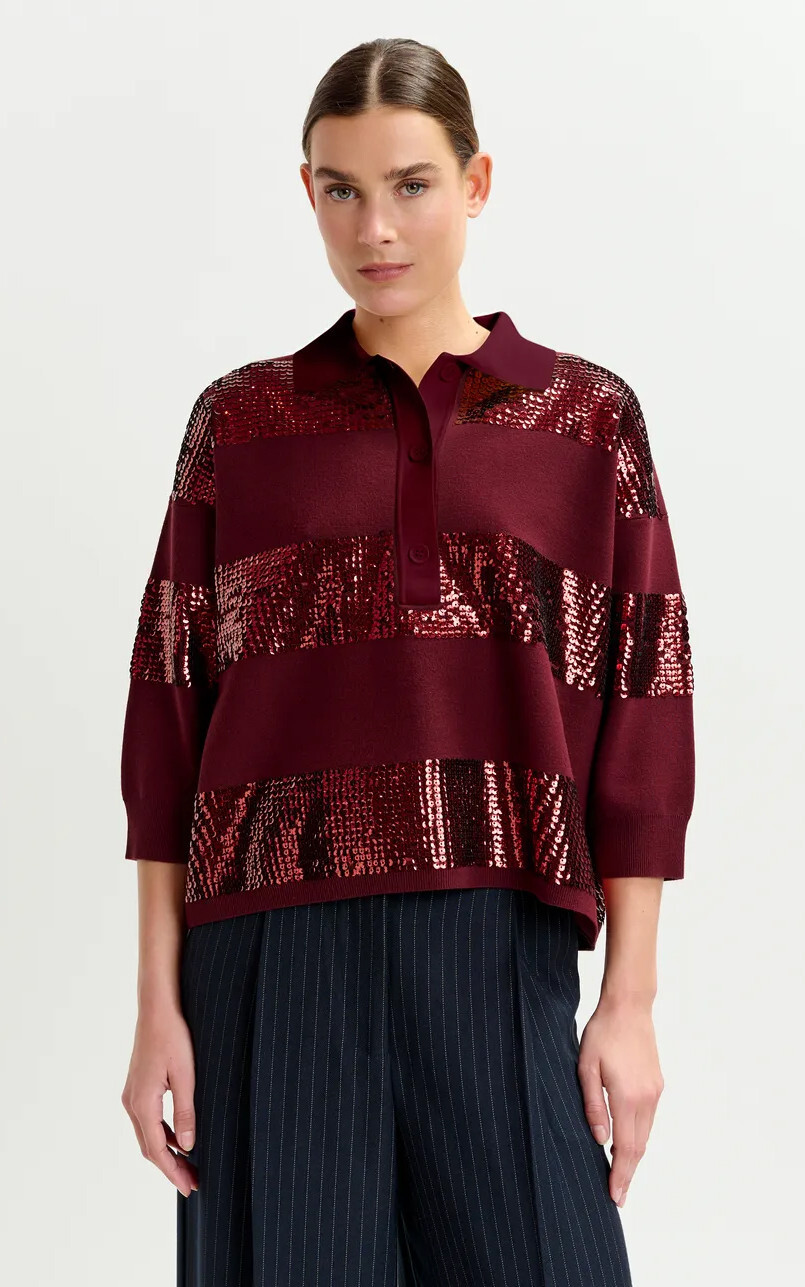 Bordeaux Cardigan