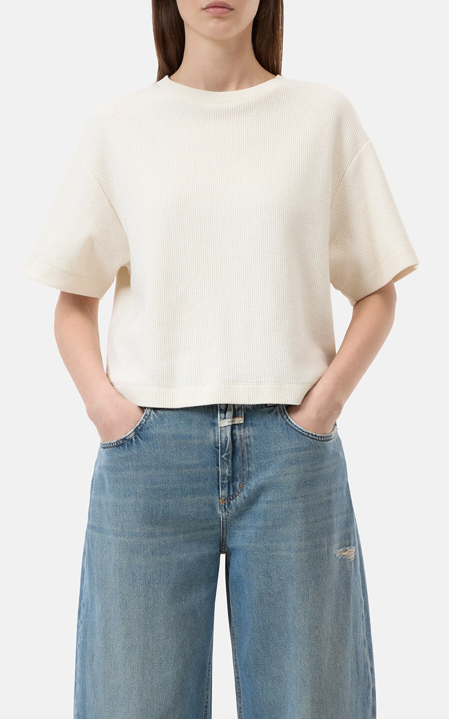 zoom in on Ecru T-shirt/top image Ecru T-shirt/top image