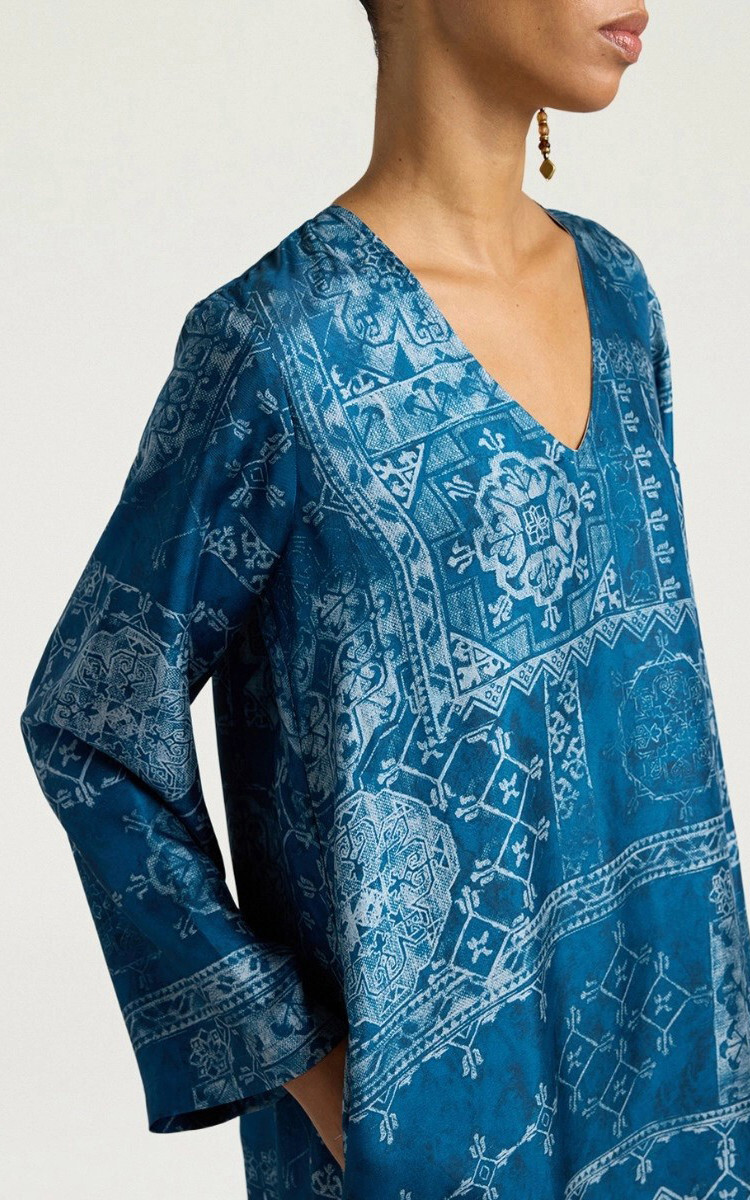Blauw Jurk image