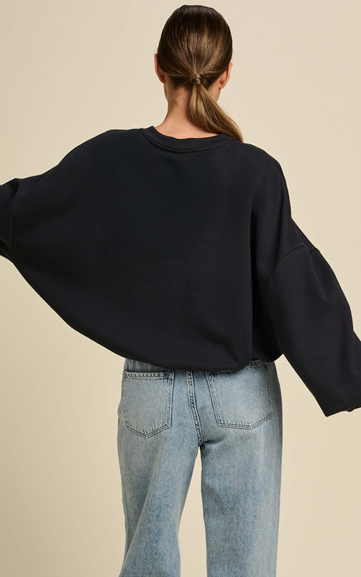 Donkerblauw Sweater