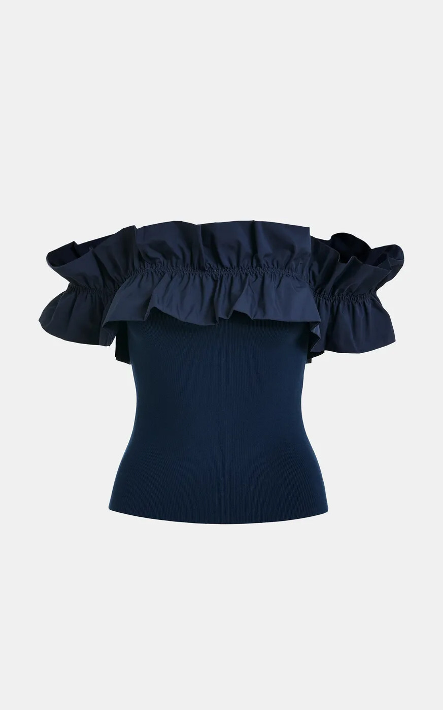 Marineblauw T-shirt/top image