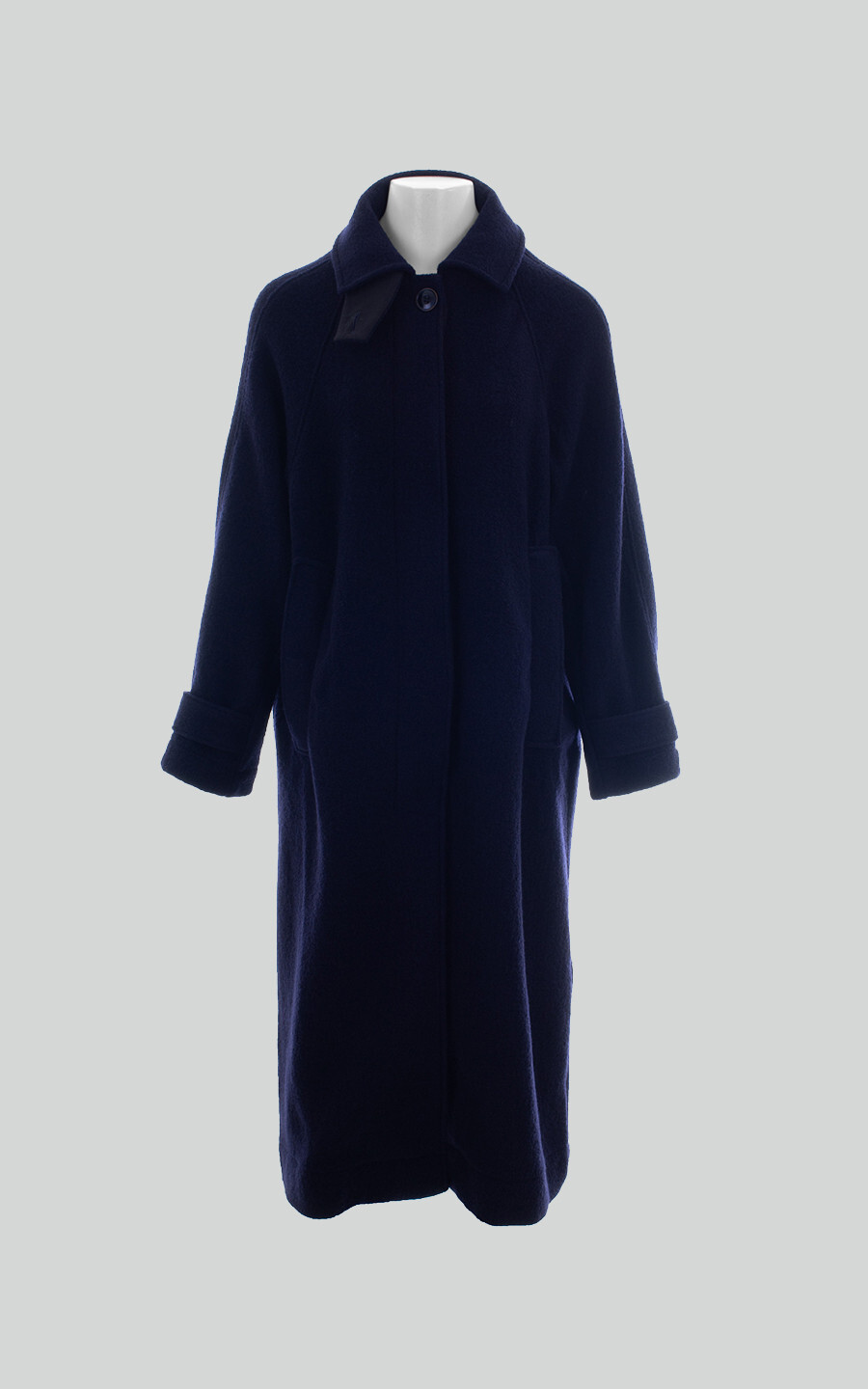Marineblauw Jas