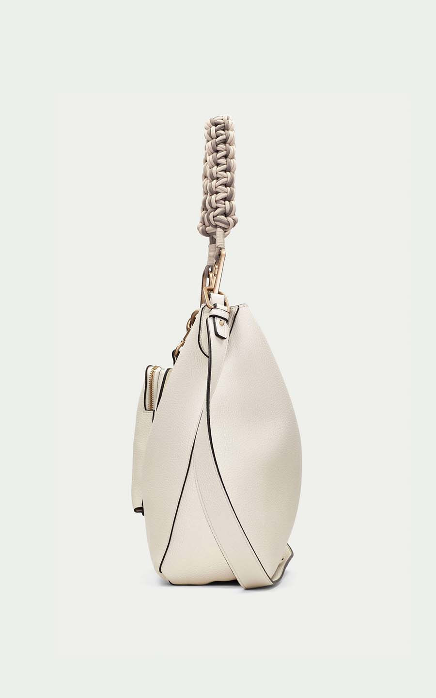 zoom in on Lichtbeige Schoudertas image Lichtbeige Schoudertas image
