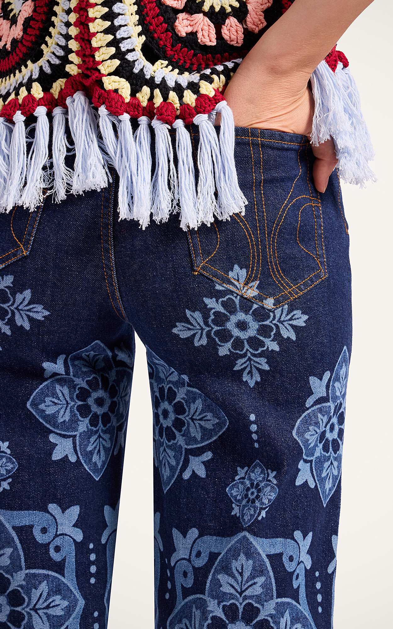 Blauw Jeansbroek image