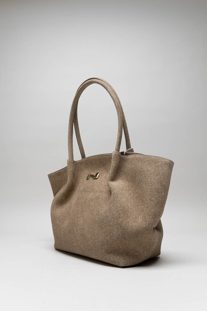 Lichtbruin Schoudertas