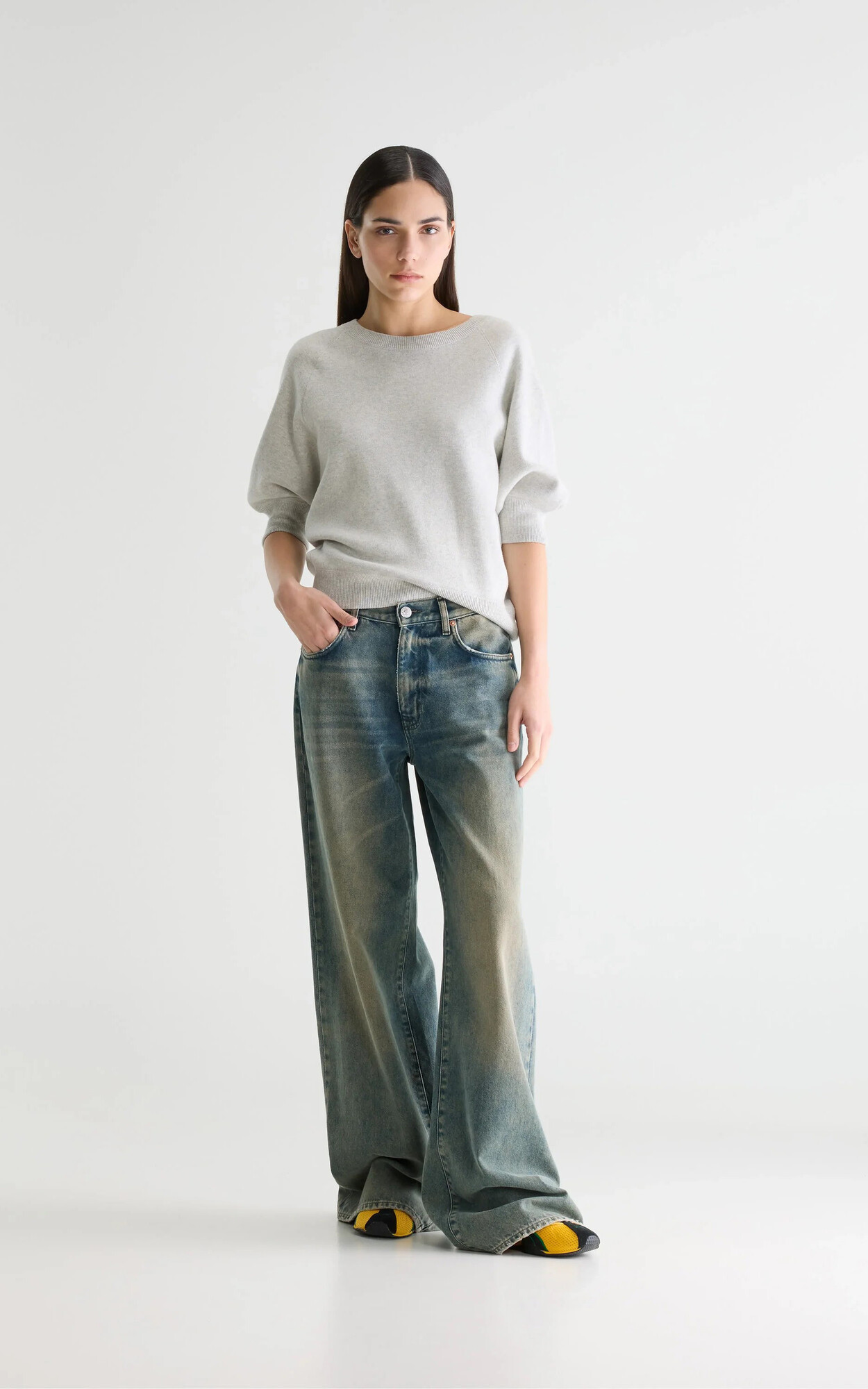 Lichtgrijs Sweater image