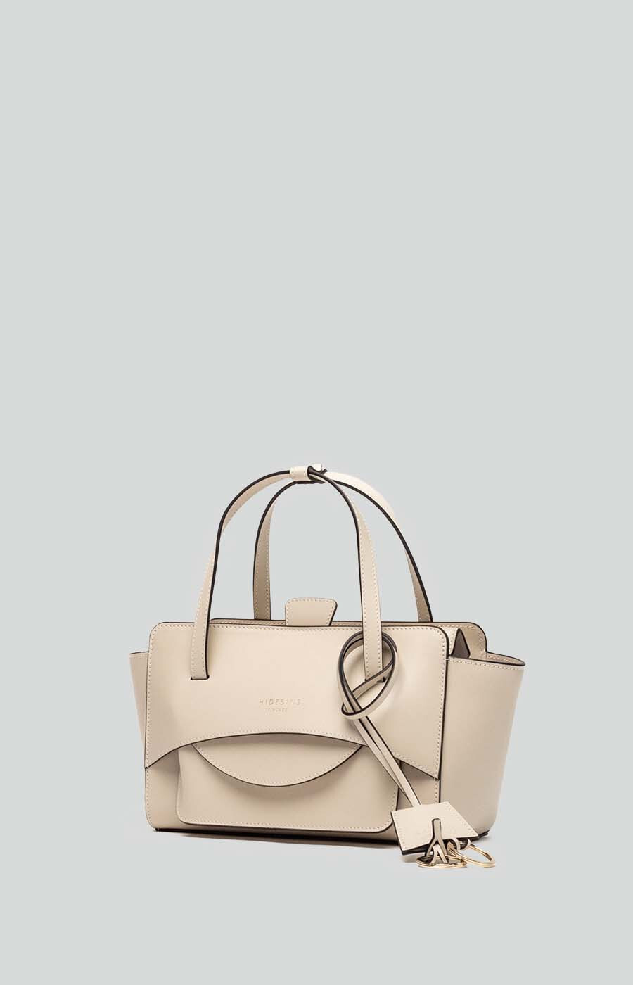 Lichtbeige Handtas