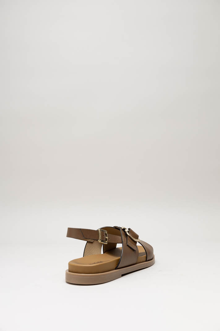 Bruin Sandaal plat image