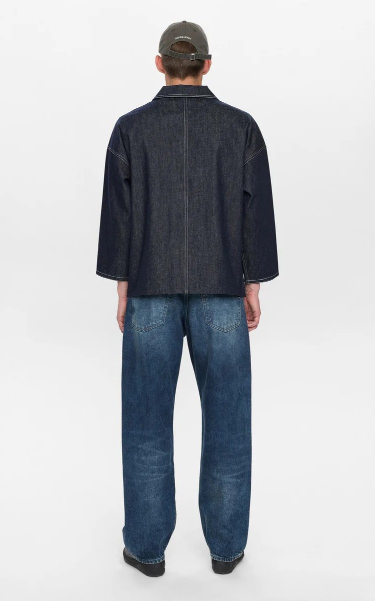 Donkerblauw Overshirt image