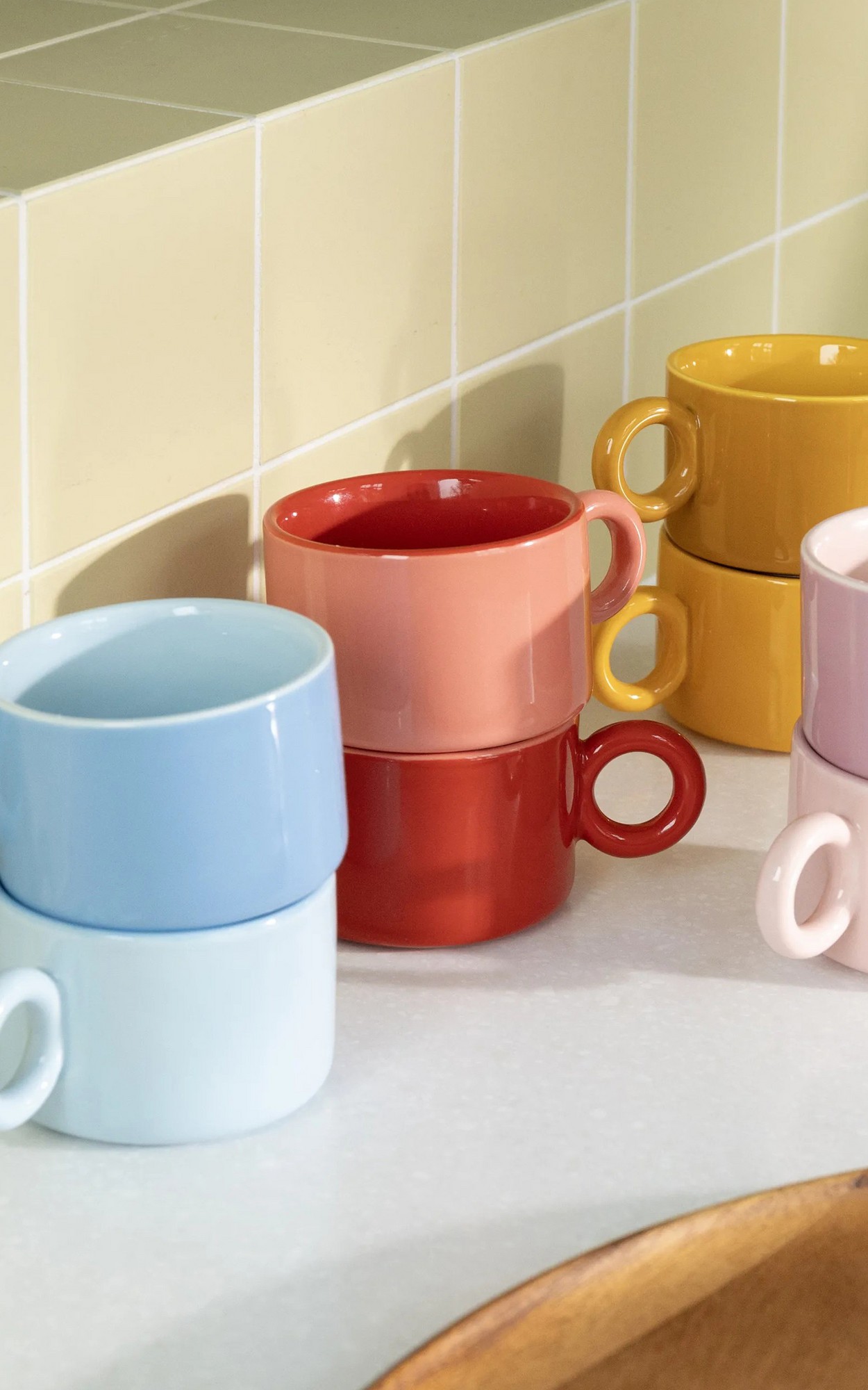 Rood Servies en glazen