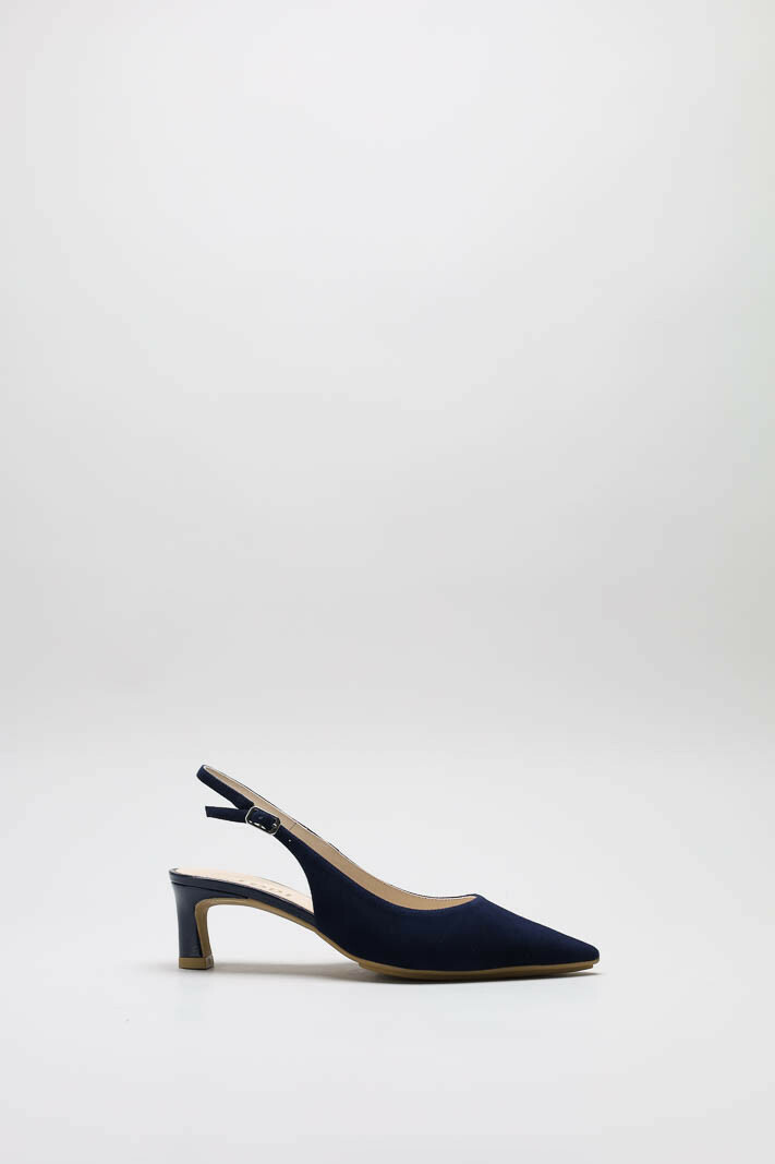 Donkerblauw Pump
