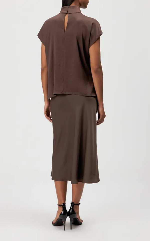 Donkerbruin Blouse