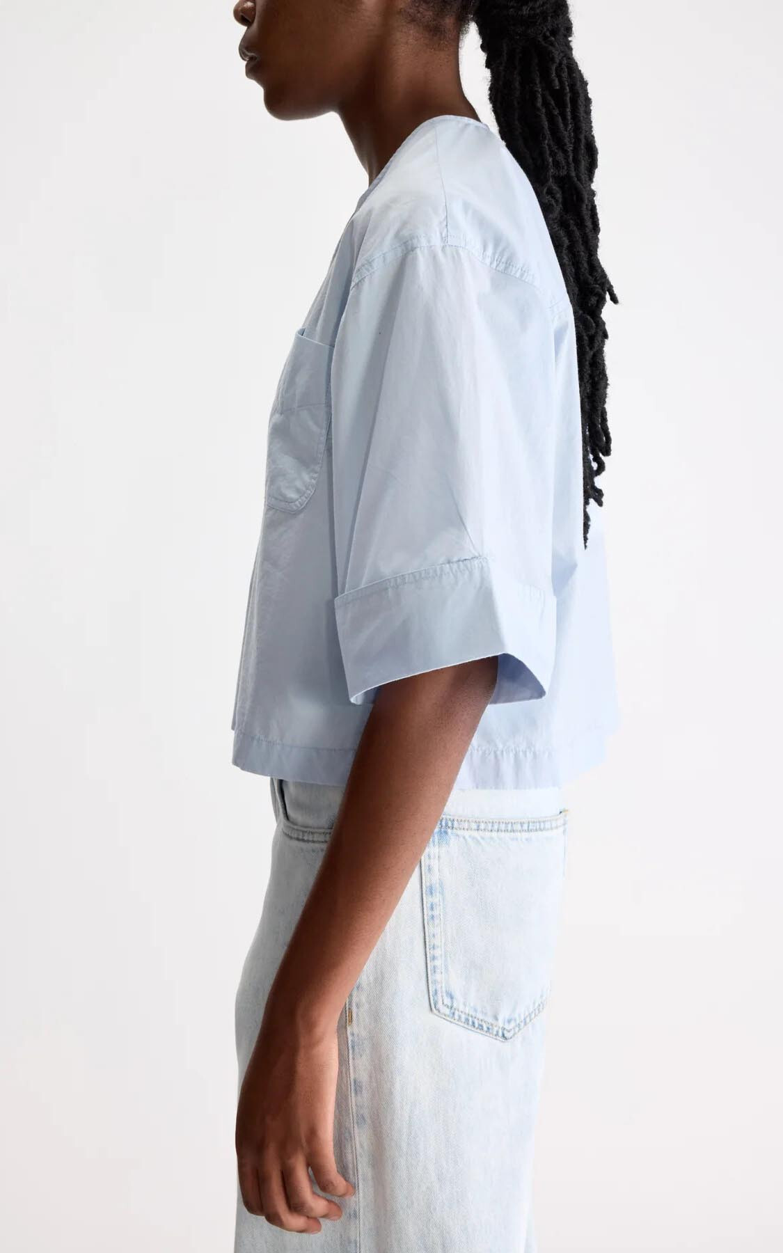 Lichtblauw Blouse image