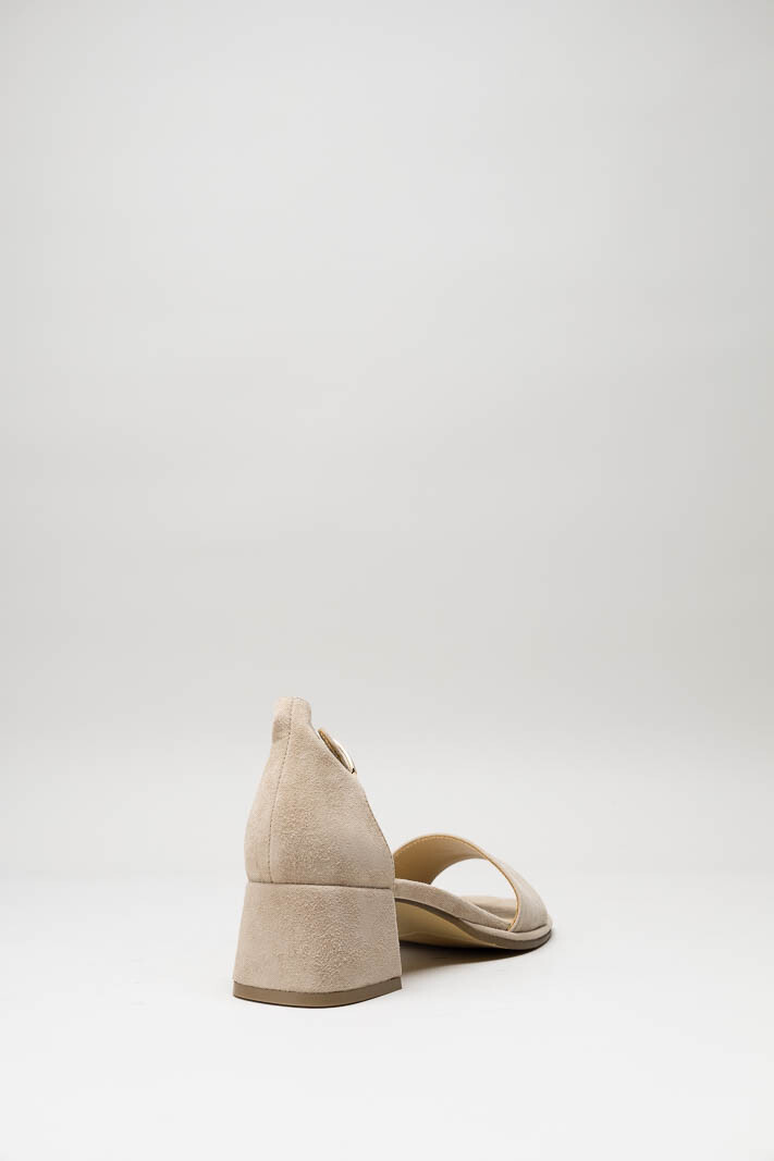 Beige Sandaal hak image