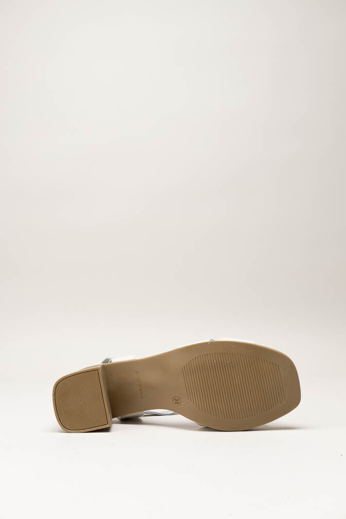 Lichtbeige Sandaal hak image