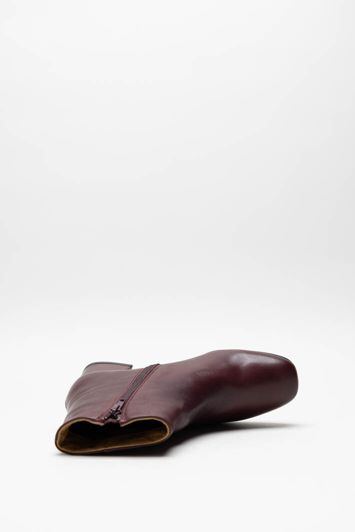 Aubergine Enkellaars hak image