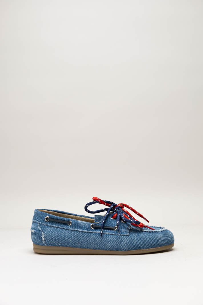 Blauw Bootschoen