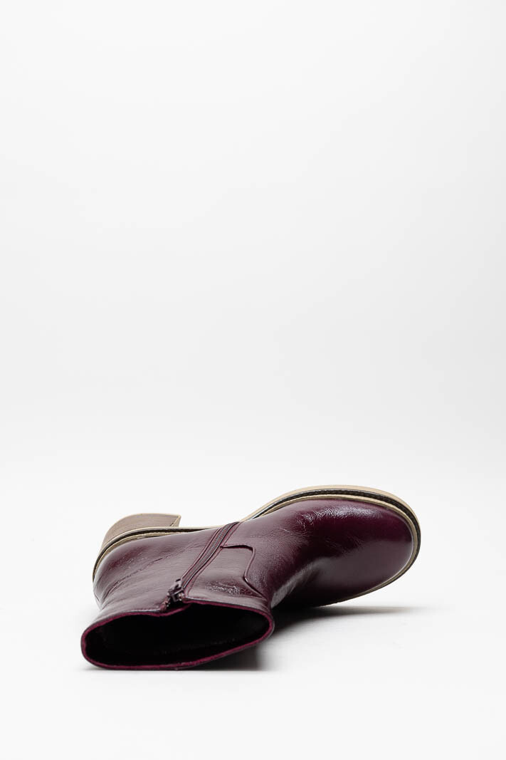 zoom in on Bordeaux Enkellaars hak image Bordeaux Enkellaars hak image