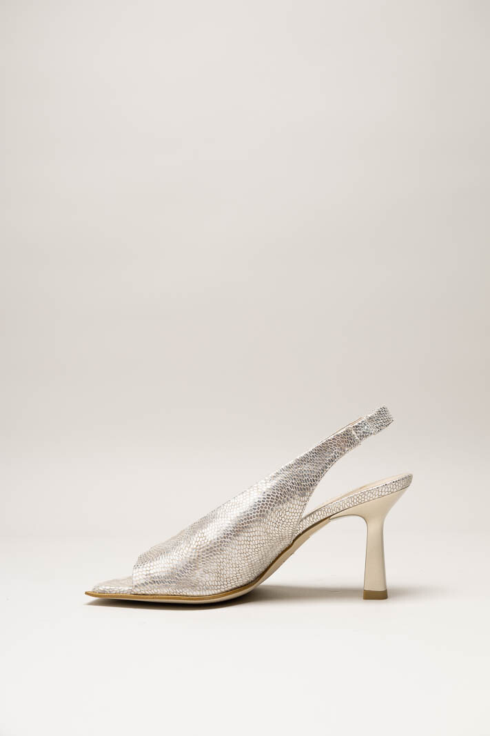 Zilver Sandaal hak image