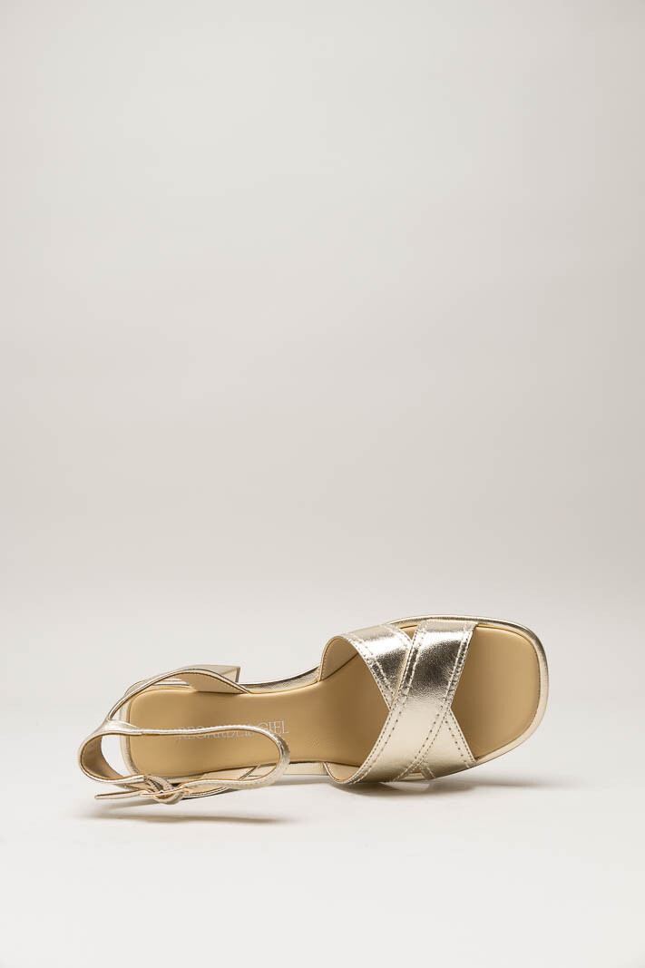 Goud Sandaal hak image