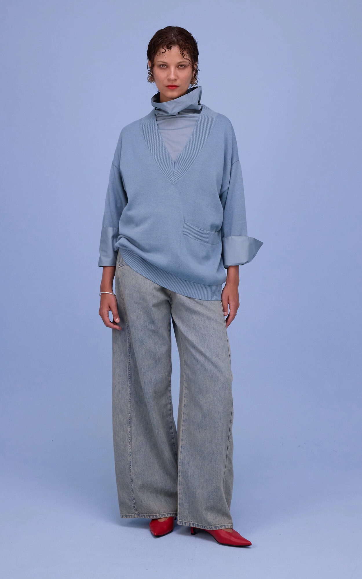 Blauw Blouse image