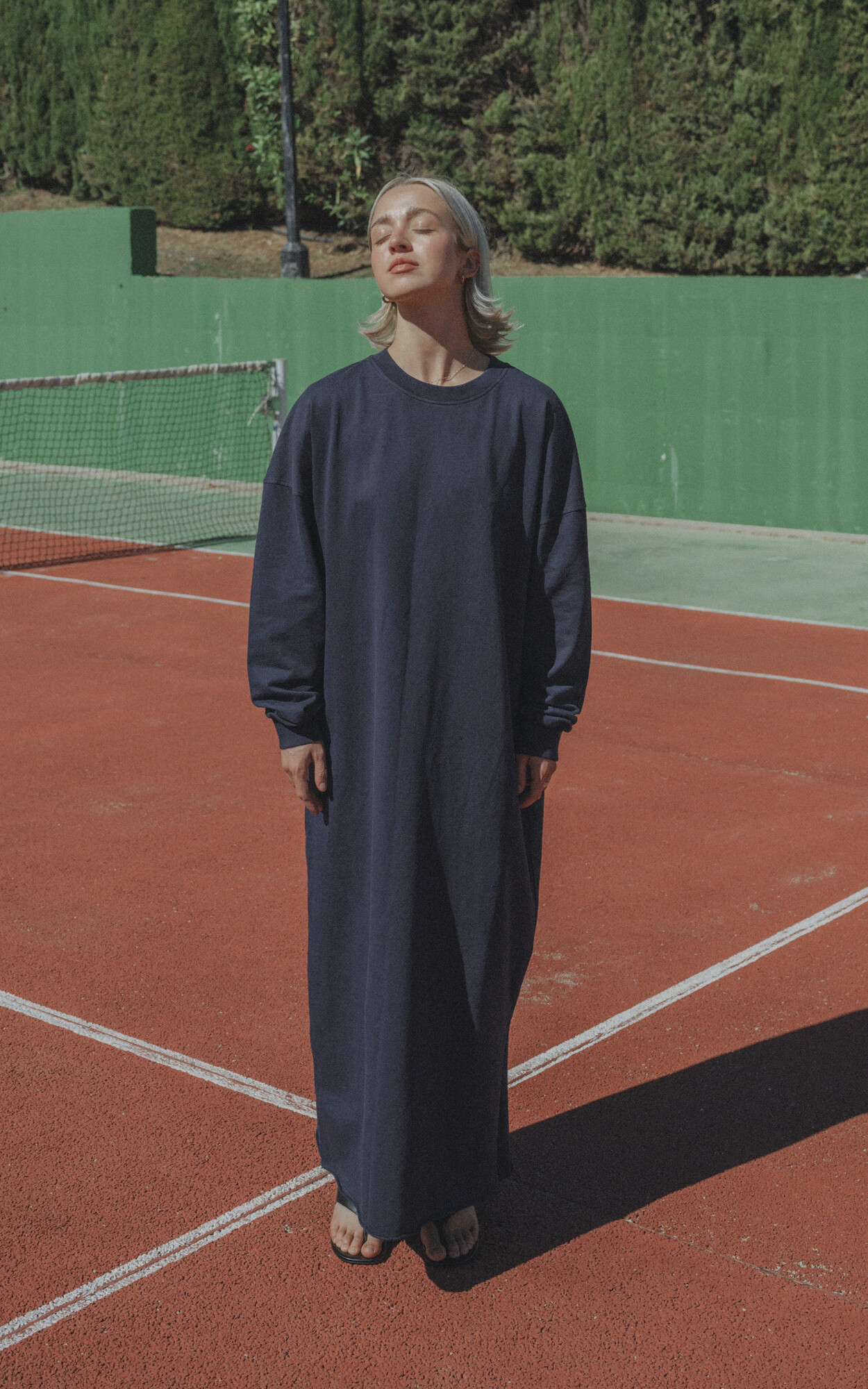 Marineblauw Jurk