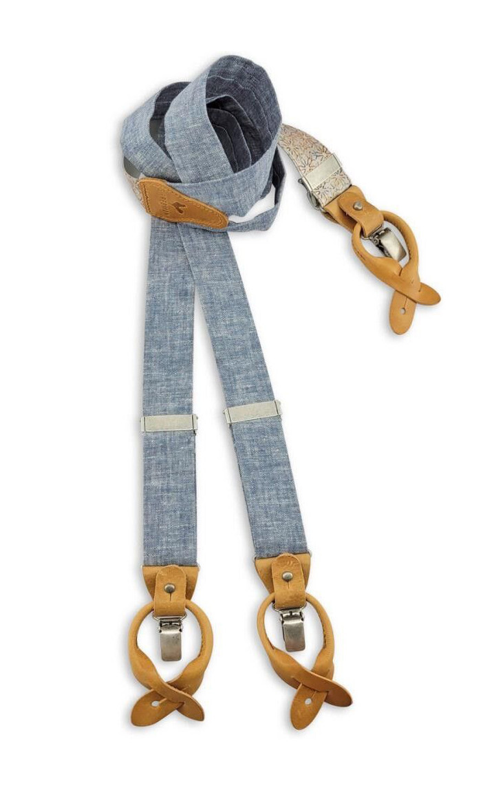Lichtblauw Bretellen