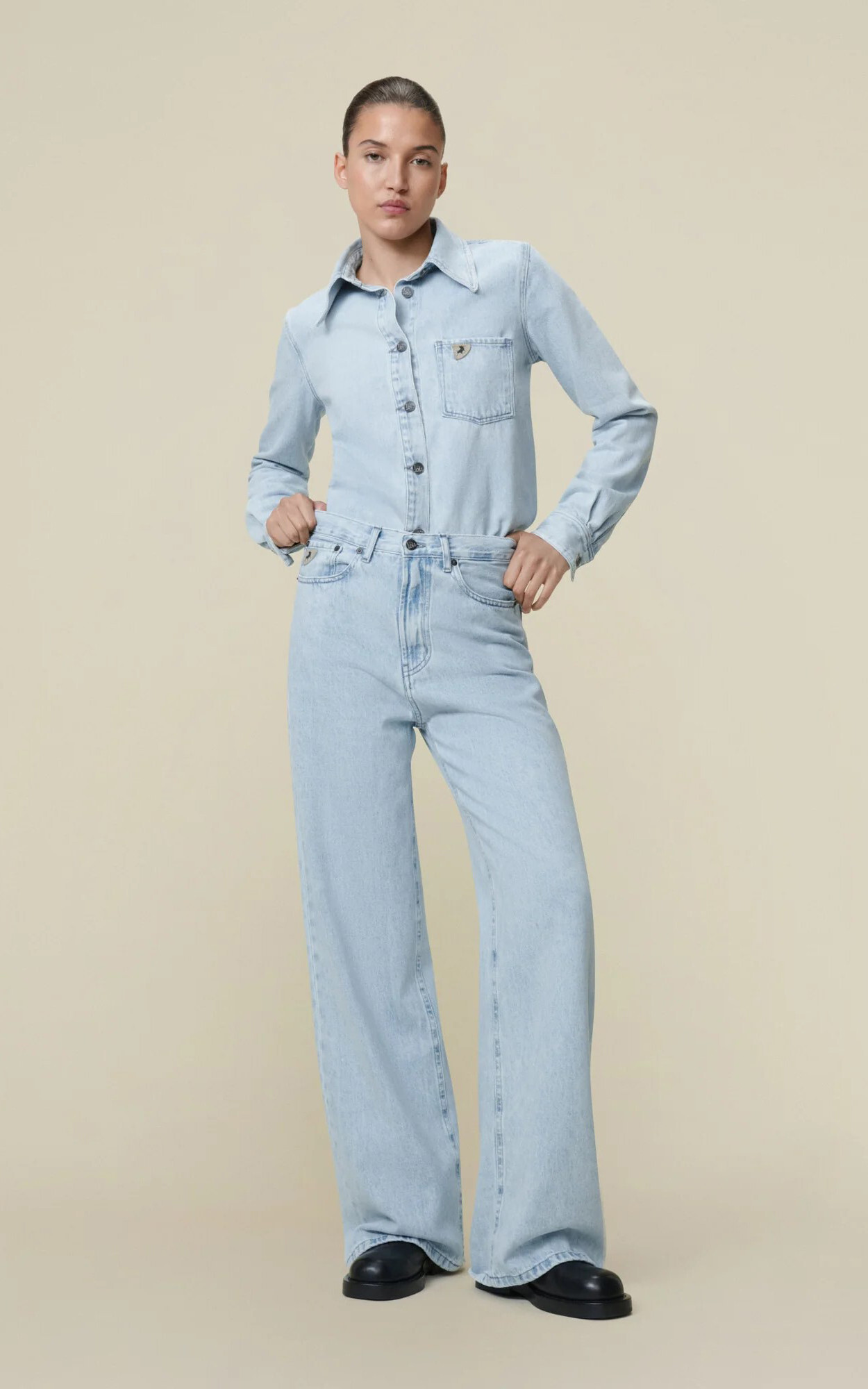 Blauw Jeansbroek image