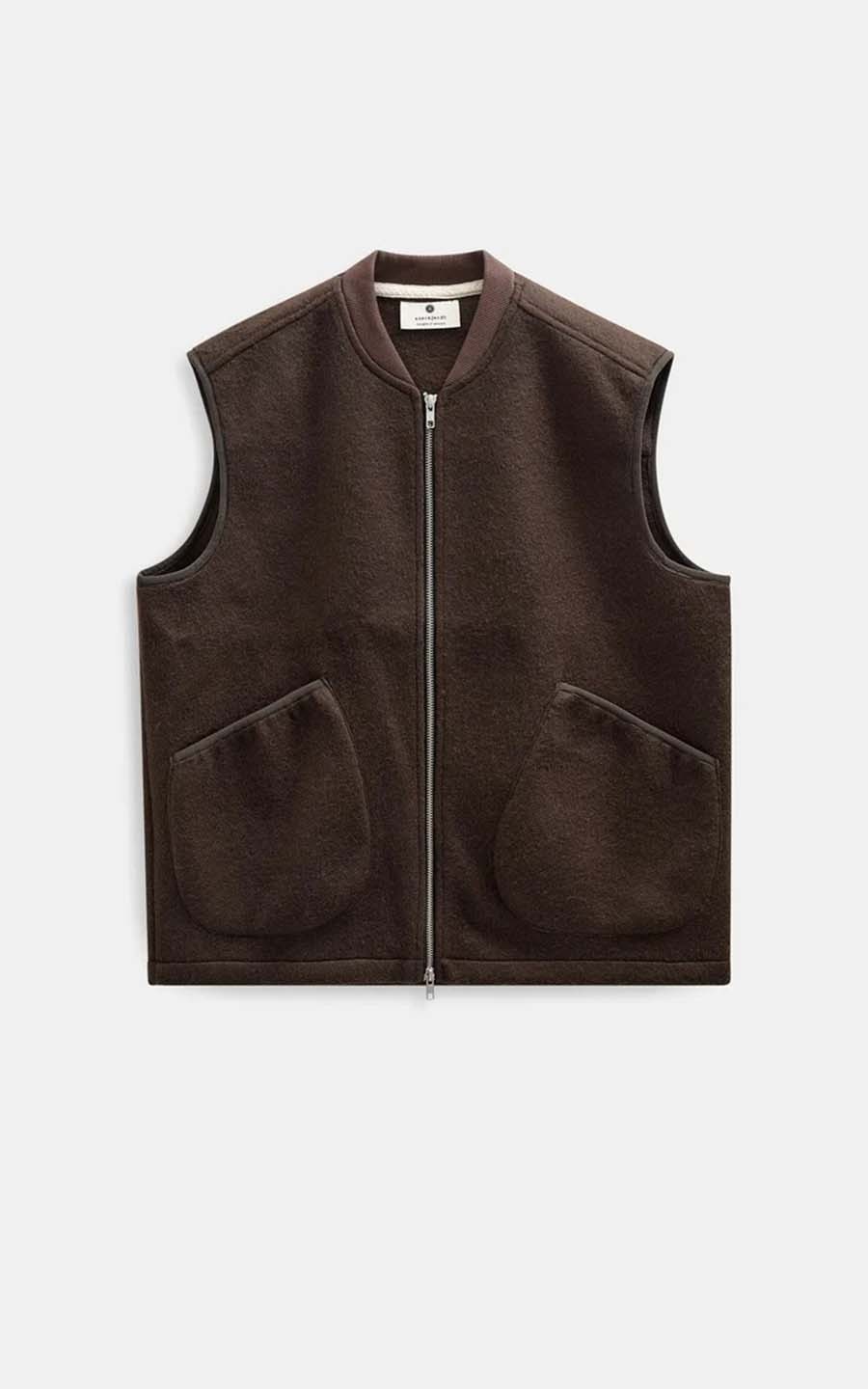Donkerbruin Gilet image