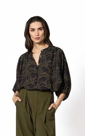 Donkerbruin Blouse image