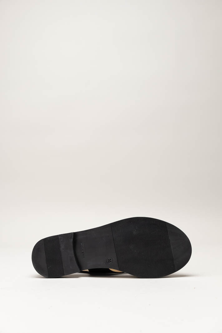 Zwart Sandaal plat image