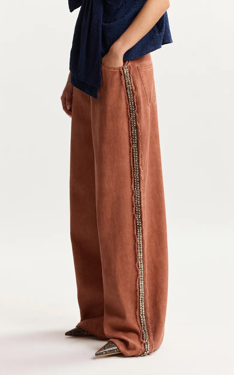 Roestbruin Broek