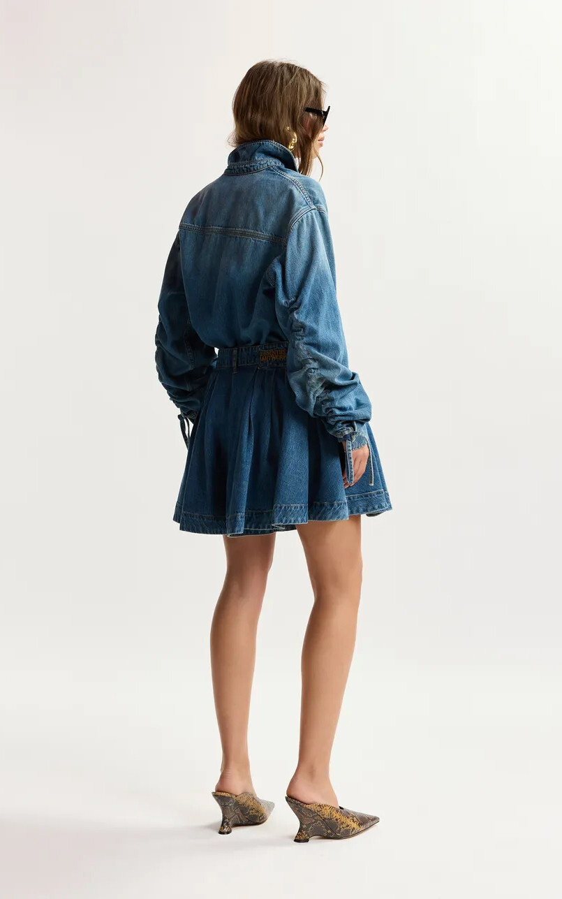 Blauw Short