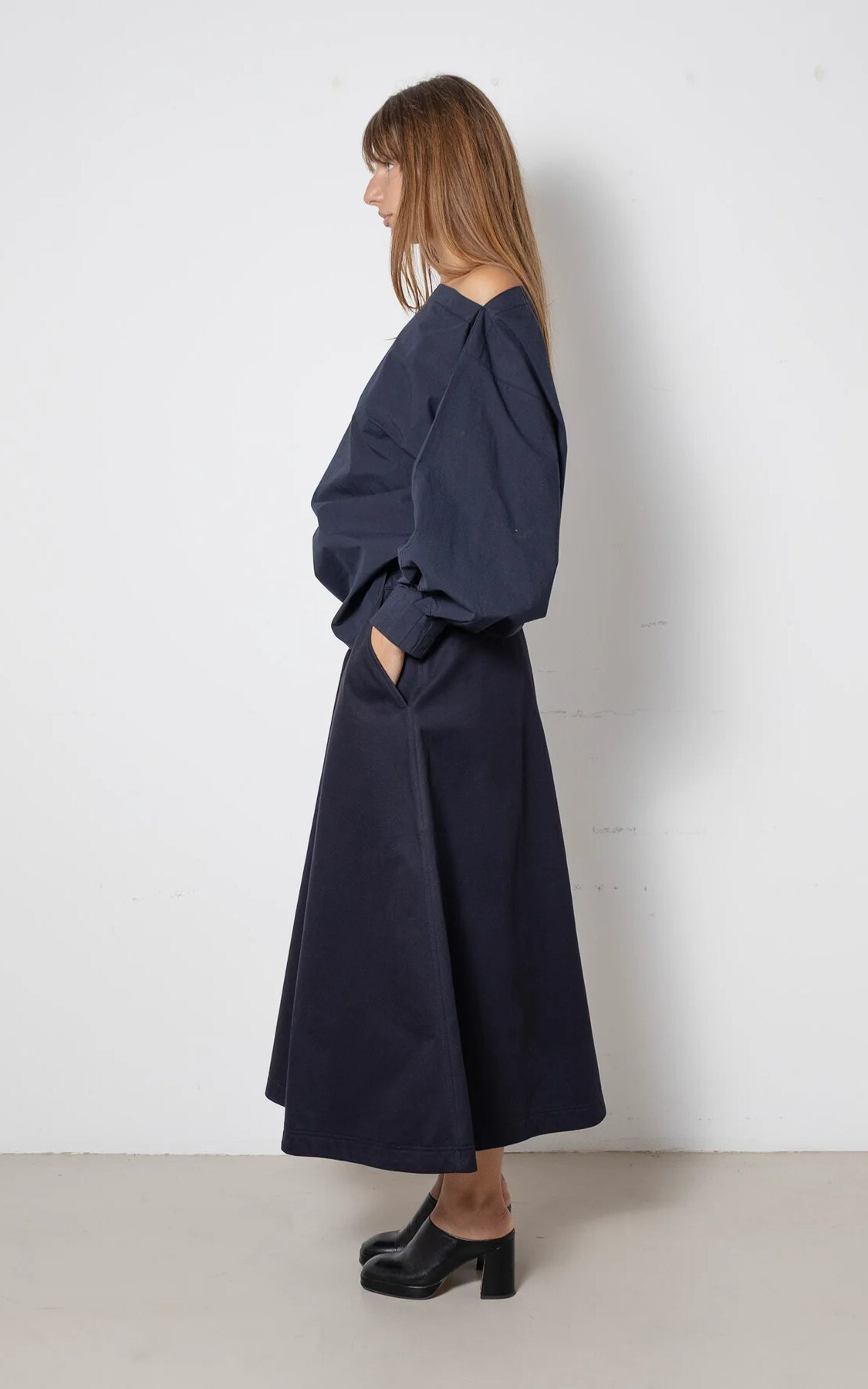 Donkerblauw Hemd image