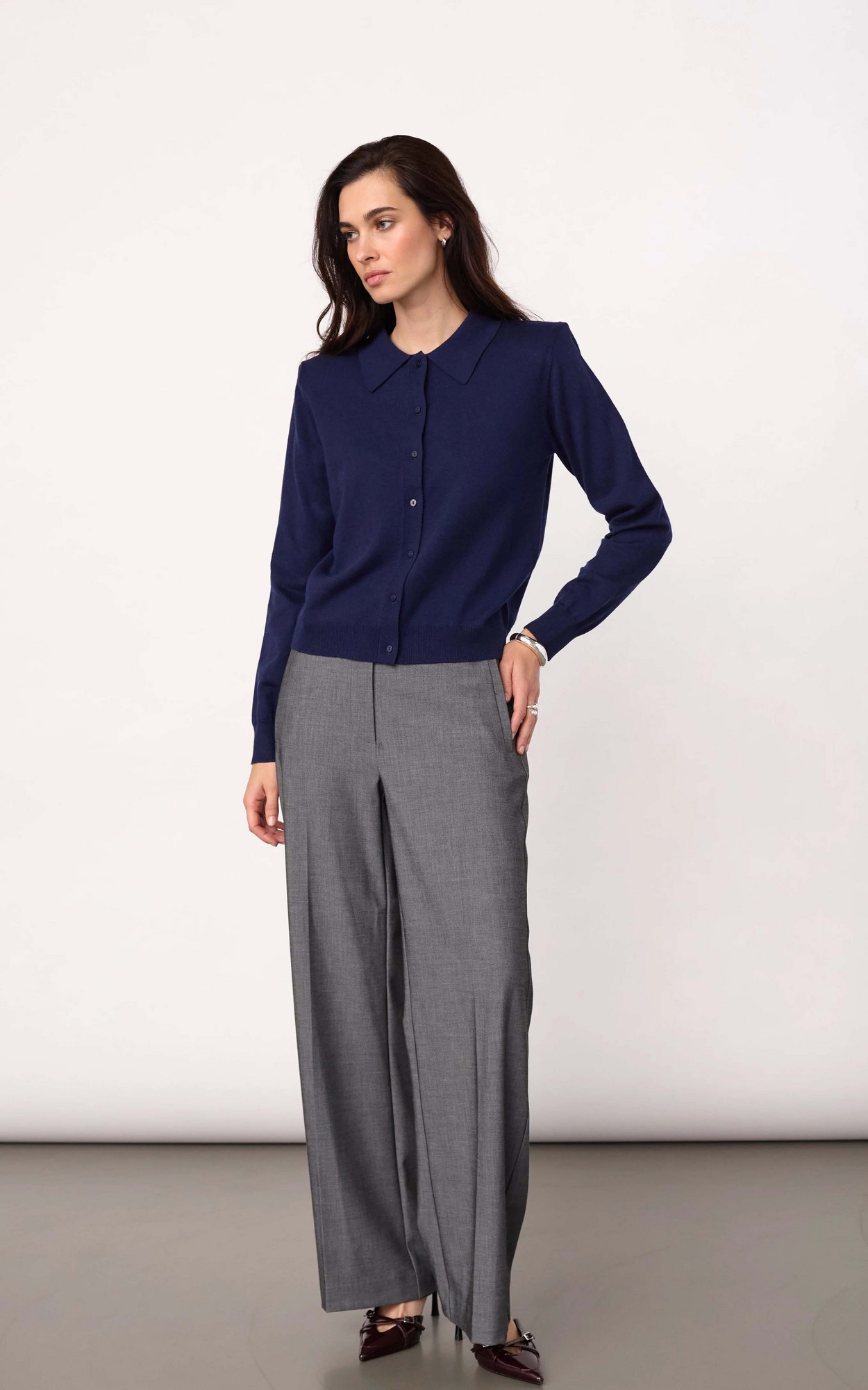 Blauw Cardigan image