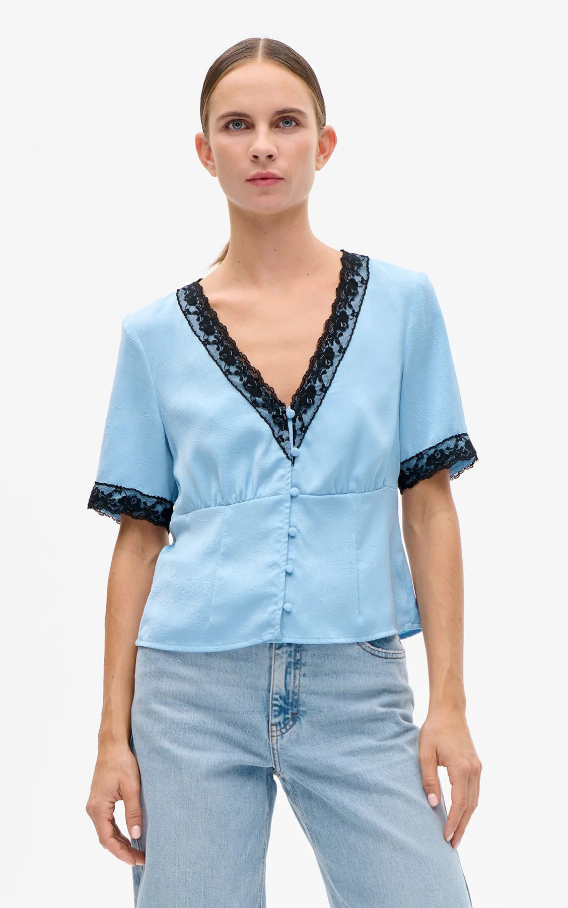 Blauw Blouse