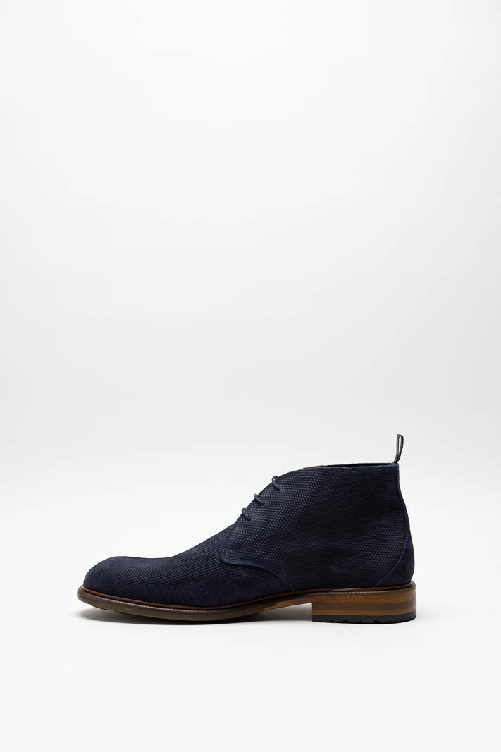 Donkerblauw Veterschoen hoog image