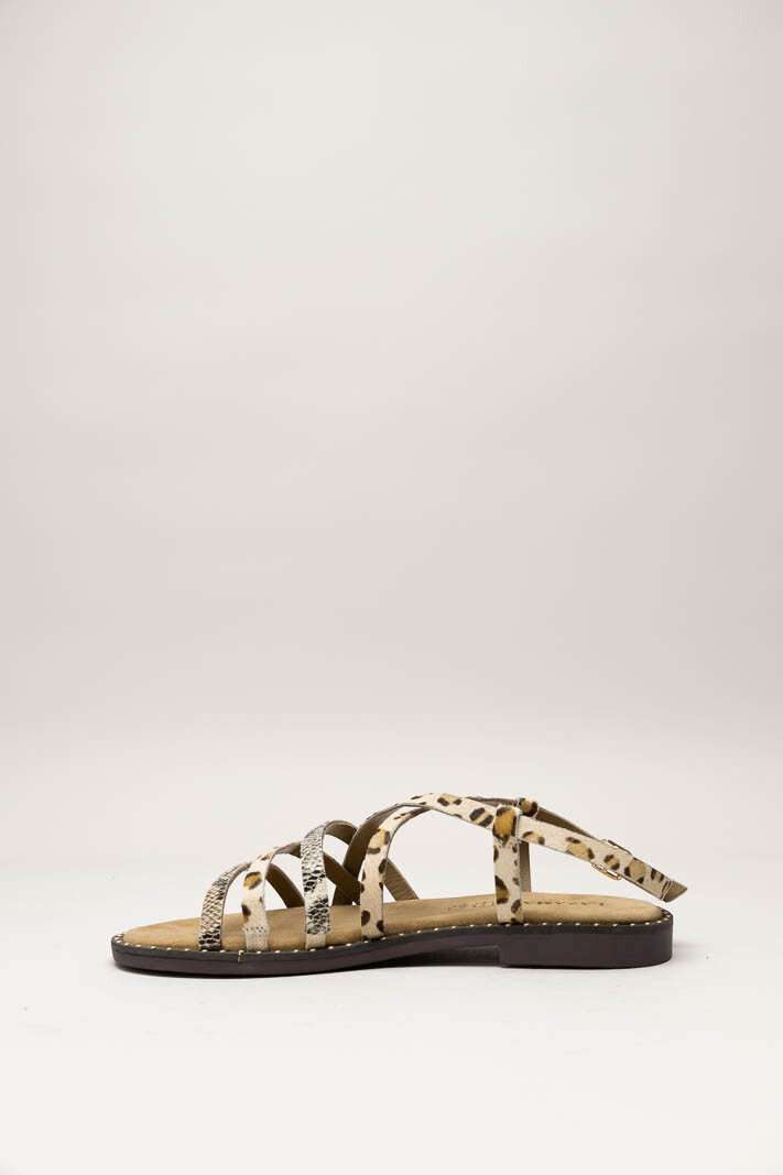 Beige Sandaal plat image