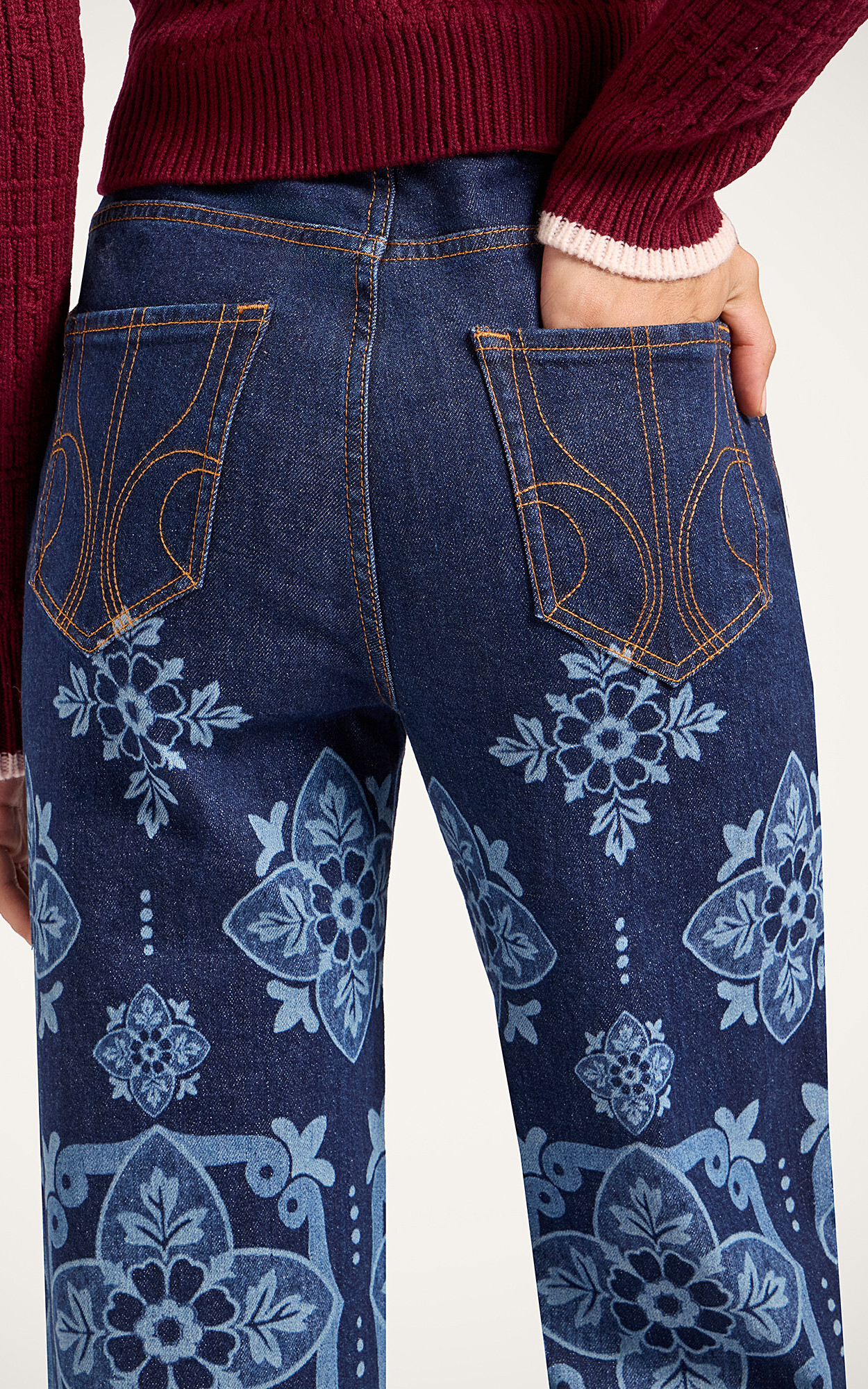 Blauw Jeansbroek image