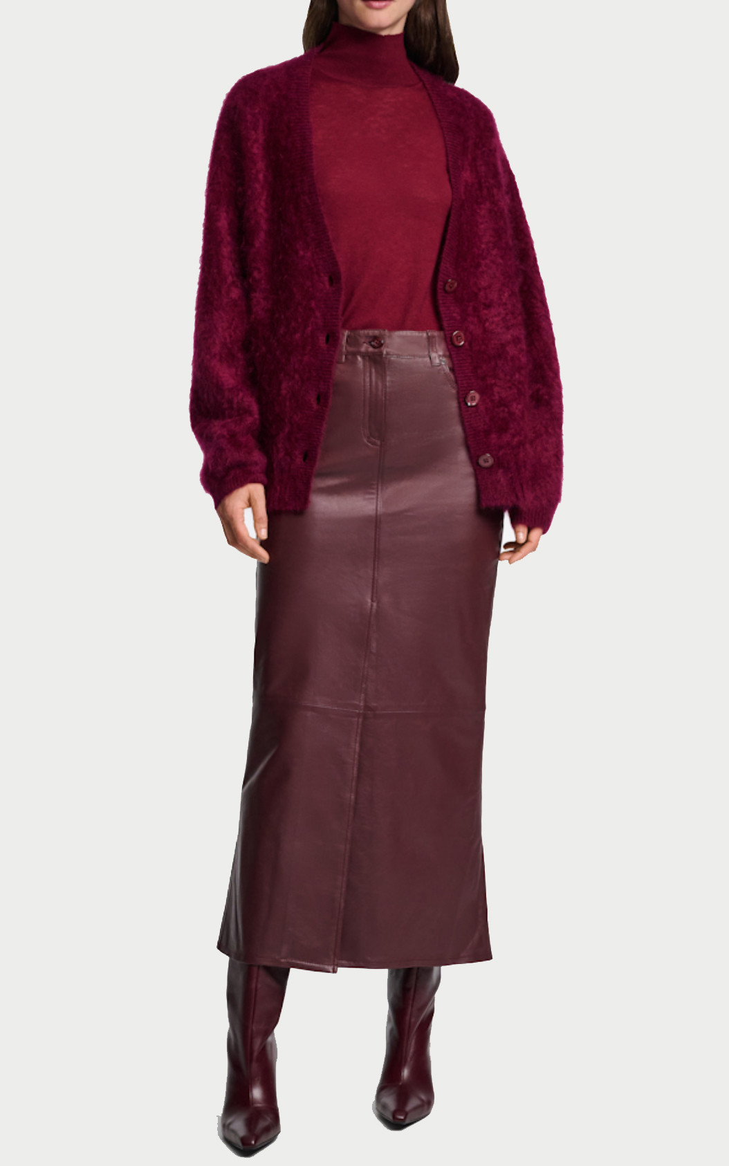 zoom in on Bordeaux Cardigan image Bordeaux Cardigan image
