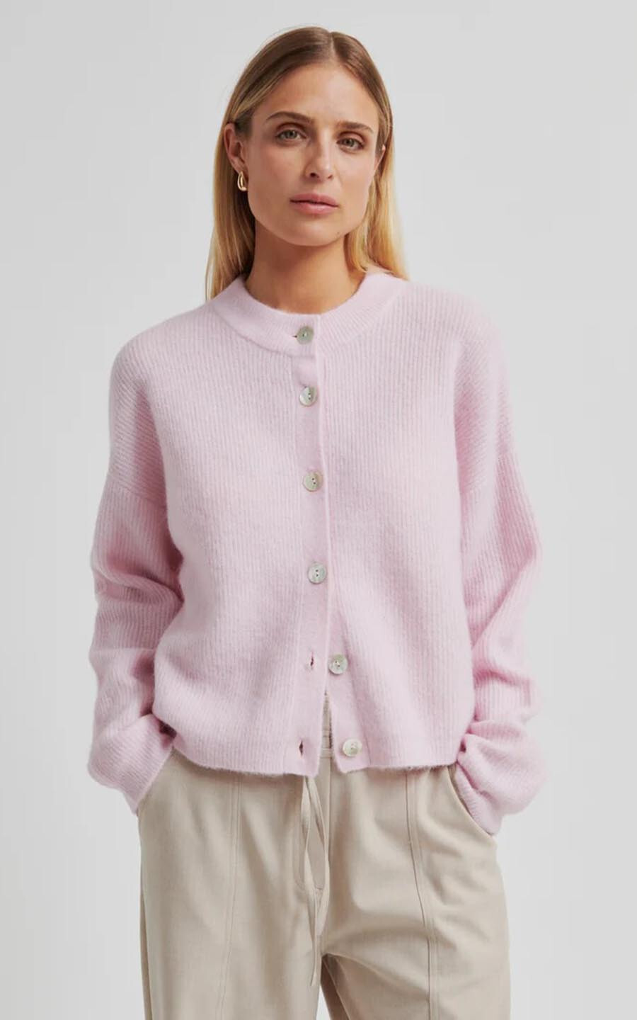 Roze Cardigan