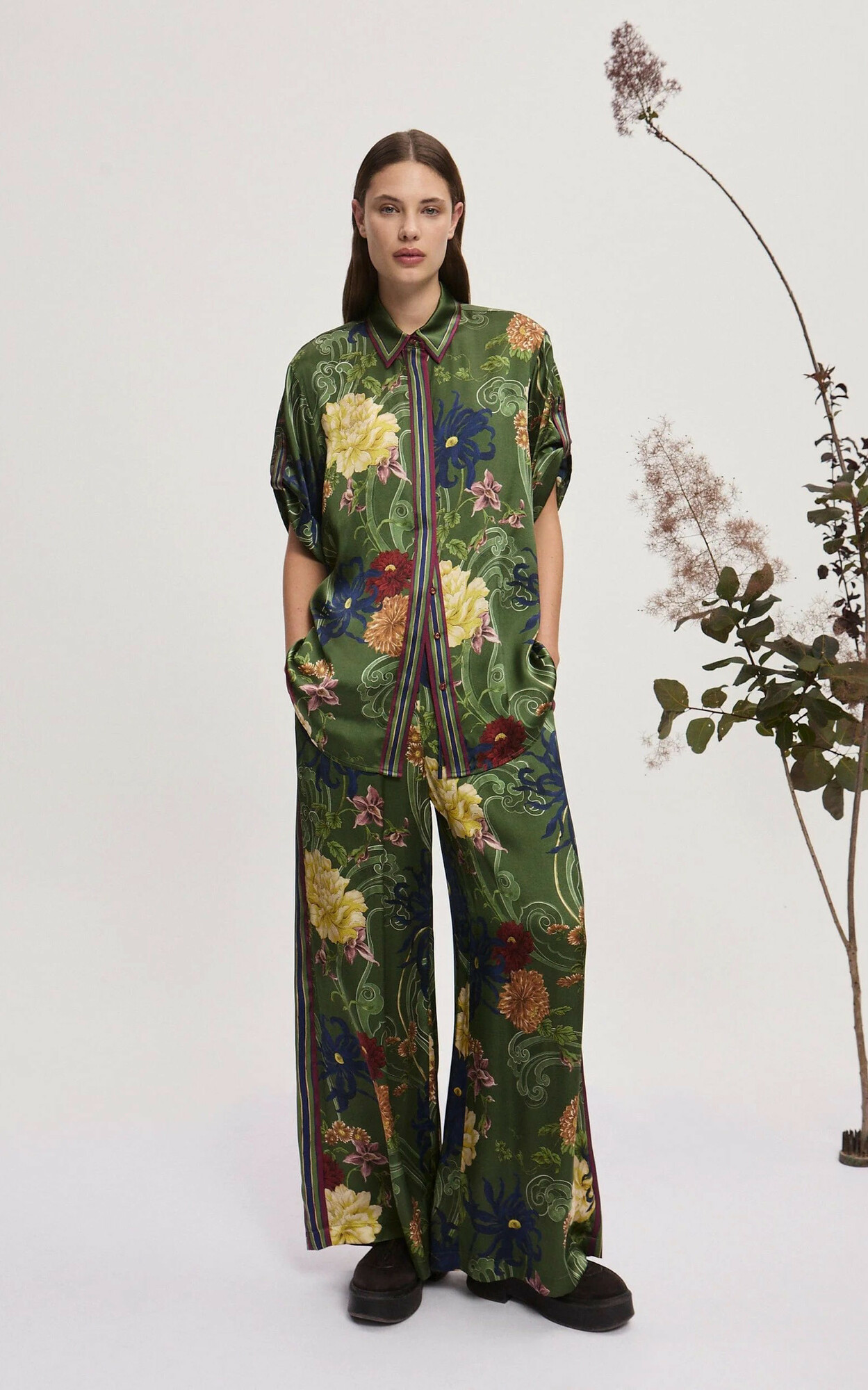 Multi groen Hemd