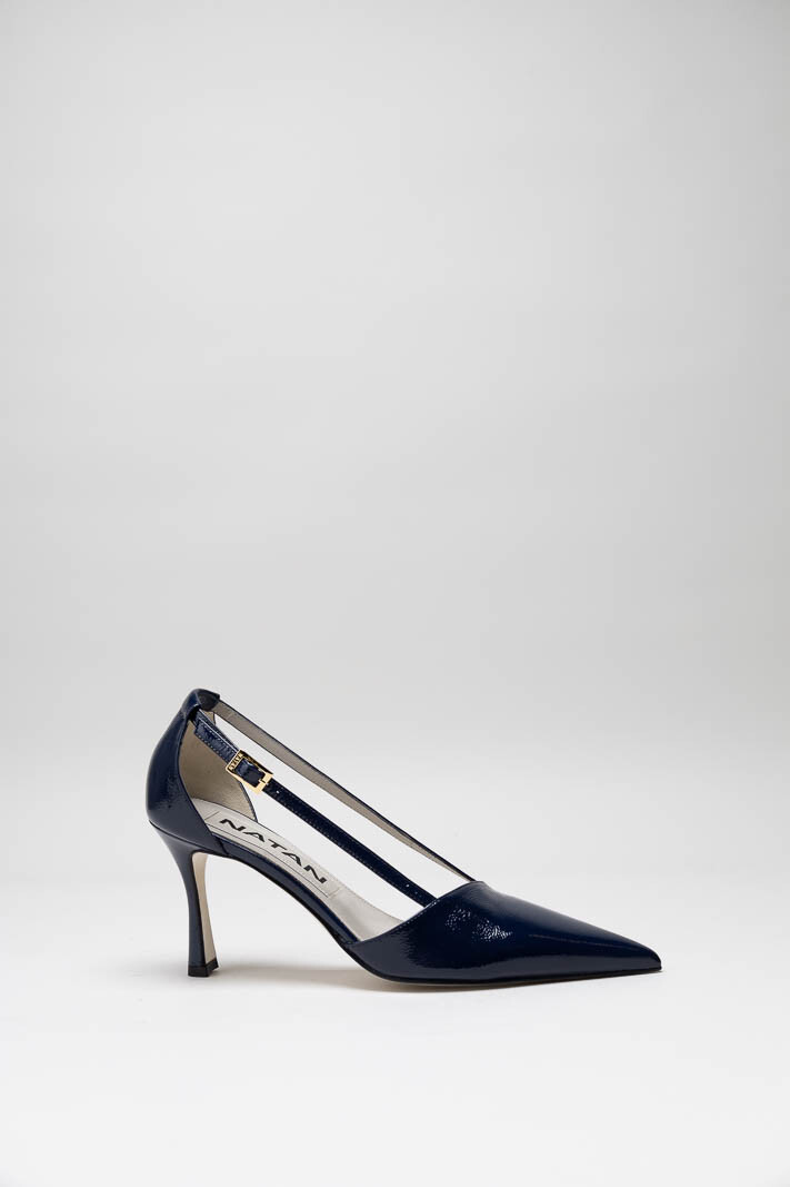 Donkerblauw Pump