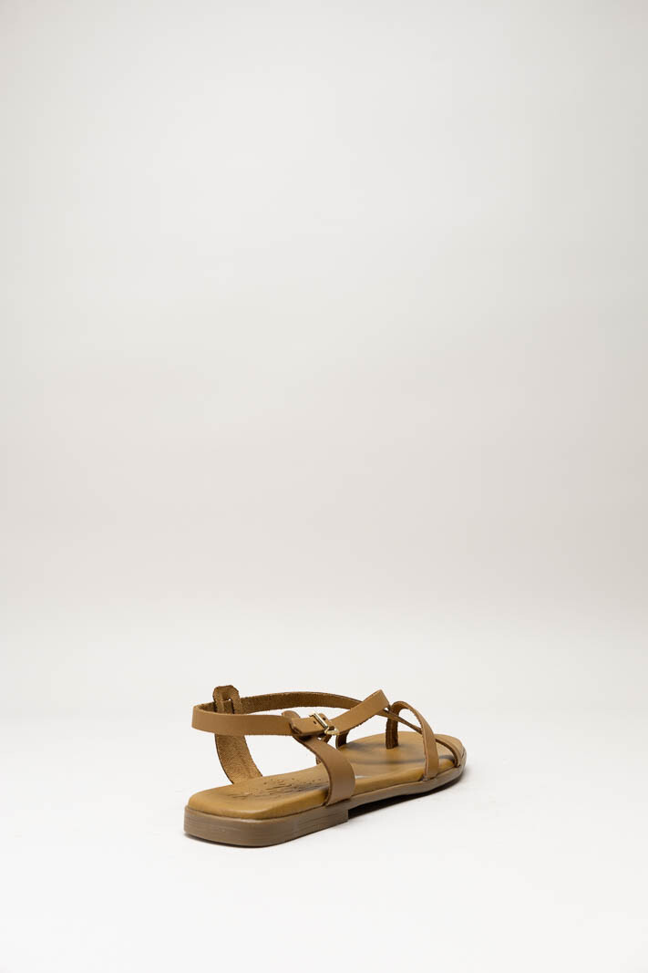 Bruin Sandaal plat image