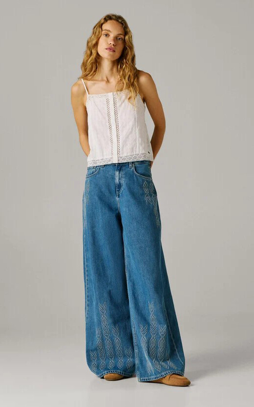 Blauw Jeansbroek image